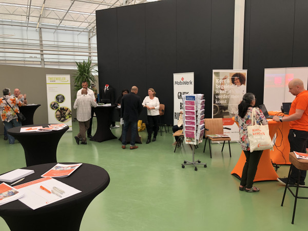 Sjaak van Schie aanwezig tijdens Banenmarkt Wolrd Horti Center